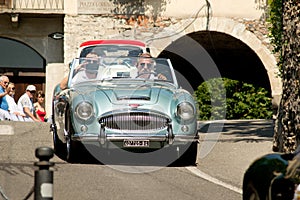 Triumph Spider at Bergamo Historic Grand Prix 2017