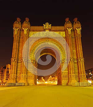 Triumphal Arch in Barcelona