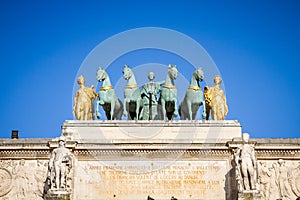 Triumphal Arch of the Carrousel, Paris, France