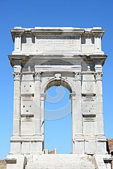 Triumphal arch of emperor Troyan in Ancona