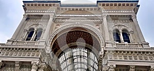 Triumphal Arch Entrance of The Galleria Vittorio Emanuele II
