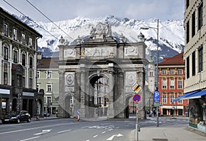 Triumphal Arch in Innsbruck photo
