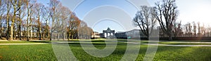 Triumphal arch and jubelpark brussels belgium high definition panorama