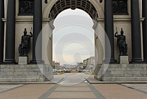 Triumphal Arch. Kutuzovsky Prospect