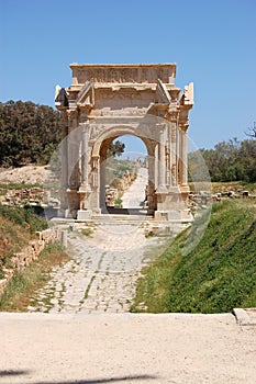 Triumphal Arch, Leptis Magna, Libya