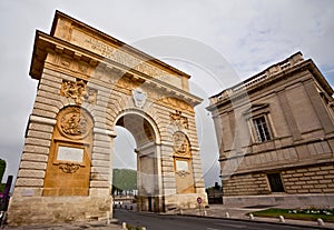 Triumphal arch, Montpellier, France