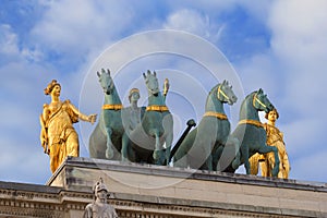 Triumphal arch near the Louvre