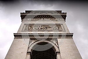 Triumphal Arch in Paris, France