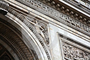 Triumphal Arch in Paris, France