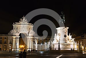 Triumphal Rua Augusta Arch.