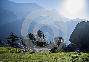 Triund top, Dharamshala, Himachal Pradesh