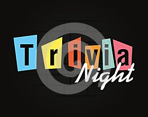 Trivia night design photo