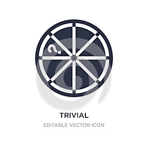 trivial icon on white background. Simple element illustration from Gaming concept