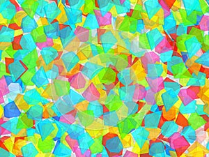 Trnsparent diamonds in tight space