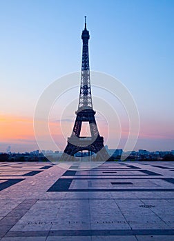 Trocadero and Eiffel tower, Paris photo