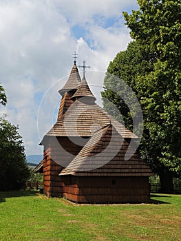 Trocany wooden greek catholic church, Slovakia