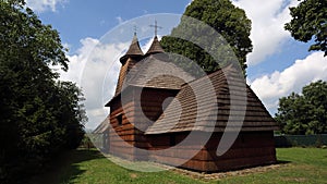 Trocany wooden greek catholic church, Slovakia