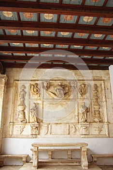 The loggia of Trogir in Croaria photo