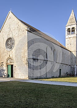 Trogir, dalmatia, croatia, europe, the church of st. dominic