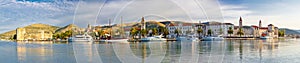 Trogir UNESCO world heritage site panoramic