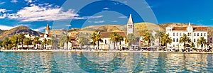 Trogir UNESCO world heritage site panoramic photo