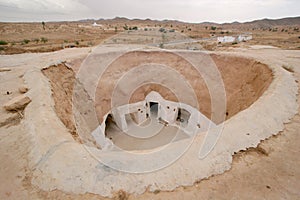 Troglodyte dwellings,Tunisia