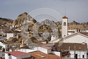 Cuevas de Guadix neighborhood in Granada, Spain photo