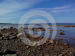 Troitsk pier near the Holy Trinity Anzersky skete of the Solovki monastery on the Anzersky island, the Solovki islands