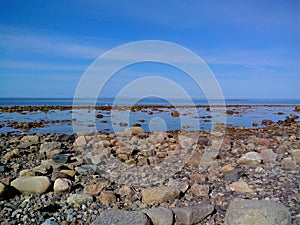 Troitsk pier near the Holy Trinity Anzersky skete of the Solovki monastery on the Anzersky island, the Solovki islands