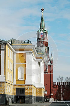 Troitskaya Tower, Kremlin, Moscow, Russia