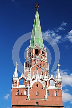 The Troitskaya Tower, The Moscow Kremlin, Russia