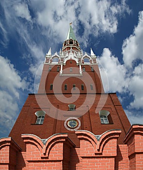 Troitskaya Tower, Moscow Kremlin, Russia
