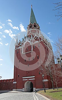 Troitskaya Tower Moscow Kremlin