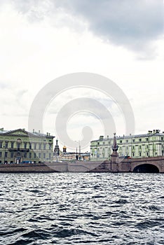 Troitskiy bridge - one of the bridges of St. Petersburg