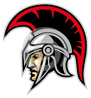 Trojan army mascot photo