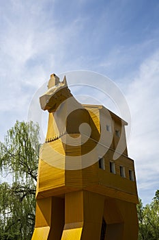 Trojan horse in Beijing World Park