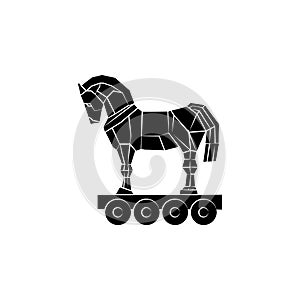 Trojan horse icon symbol