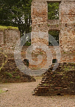 Trojborg castle ruin near Tonder, Denmark