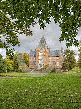 Trollenas Castle with Autumn Colours