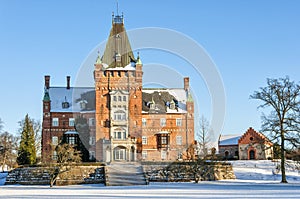 Trollenas Castle in Winter