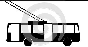 Trolleybus icon photo
