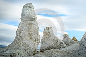 Trollholmsund rock formations in Finnmark, Norway