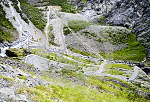 Trolls road, Norway. photo