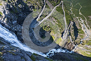 Trollstigen Falls in Norway