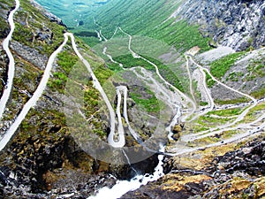 Trollstigen, trol road in Norway