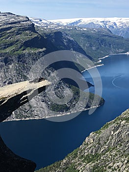 Trolltunga, Norwegian nature, The Fjords