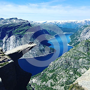 Trolltunga, Norwegian nature, The Fjords