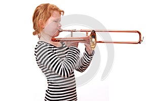 Trombone player