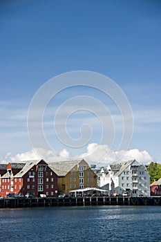 Tromso port houses