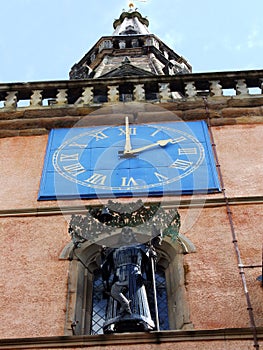 Tron theatre clock, Glasgow, Scotland